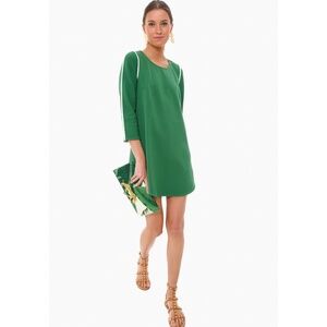 Tuckernuck Green Seamed Shift Pullover Dress Medium